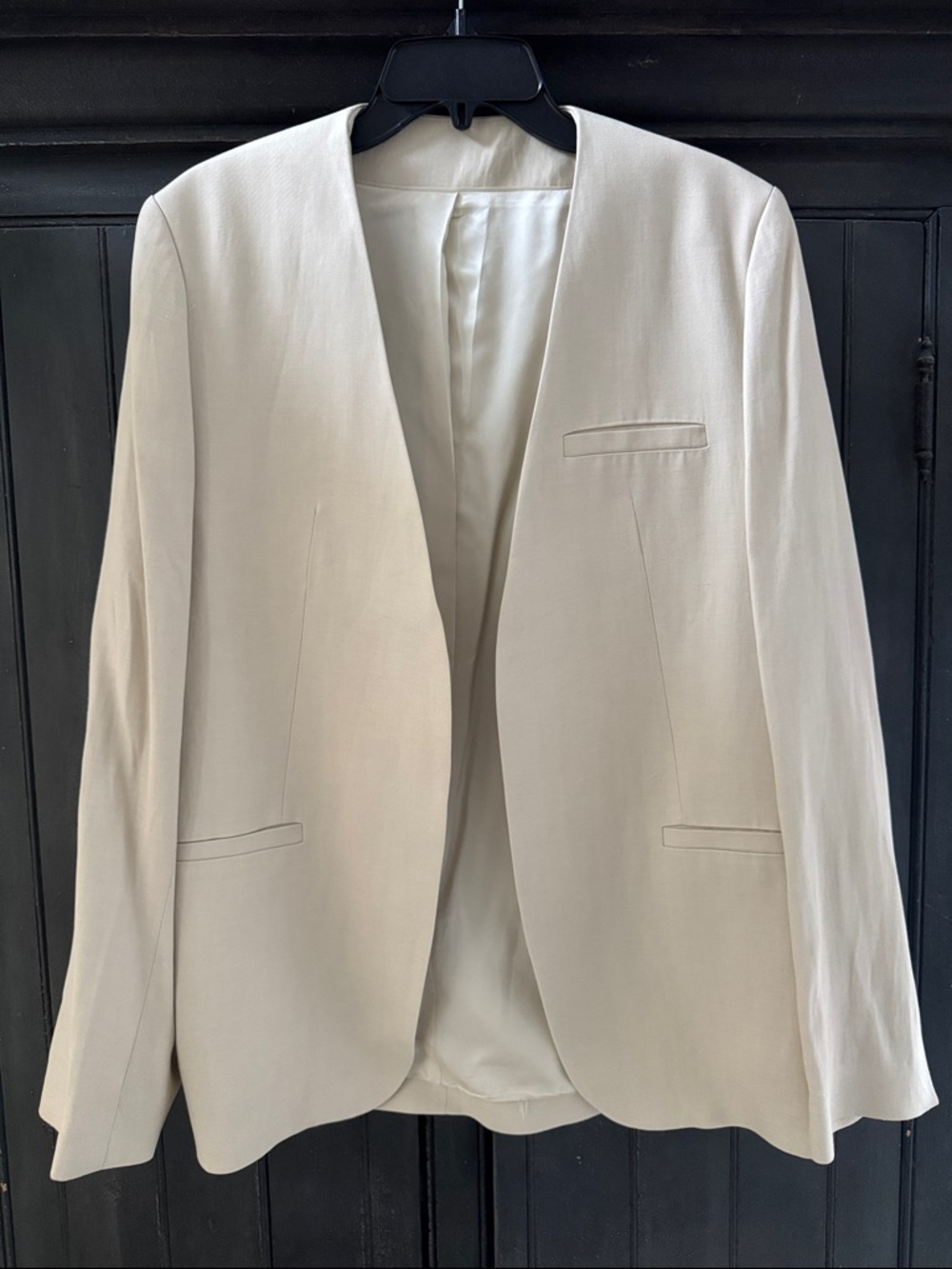 Toteme collarless blazer